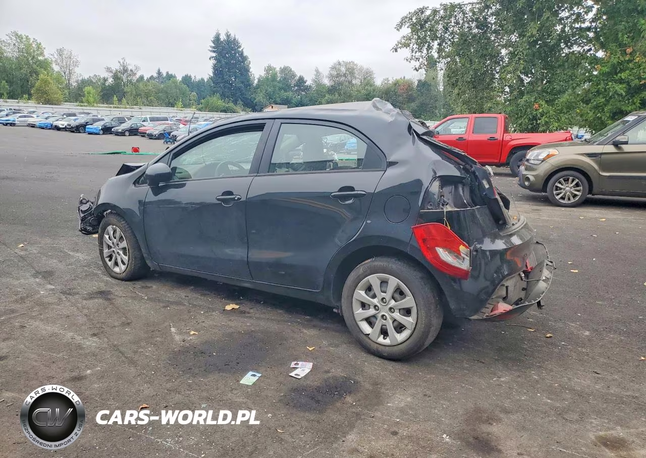2014 Kia Rio Lx VIN:KNADM5A33E6358481 - 2