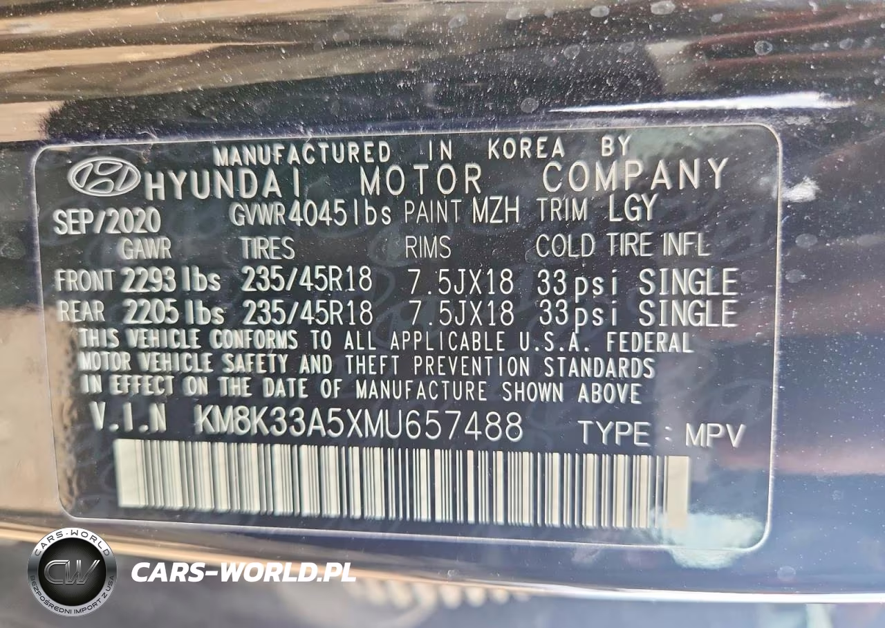 2021 Hyundai Kona Limited VIN:KM8K33A5XMU657488 - 13