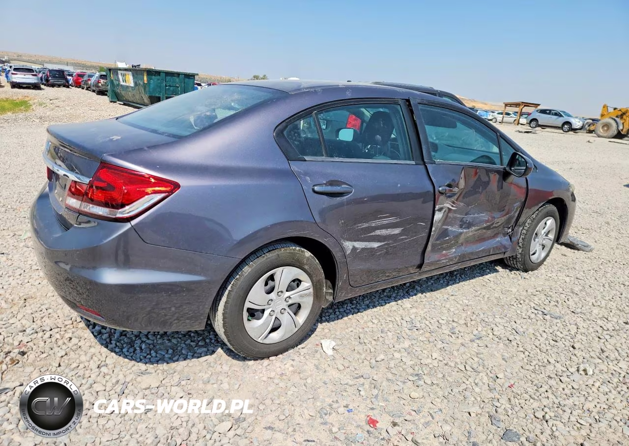 2014 Honda Civic Lx VIN:19XFB2F5XEE047831 - 3