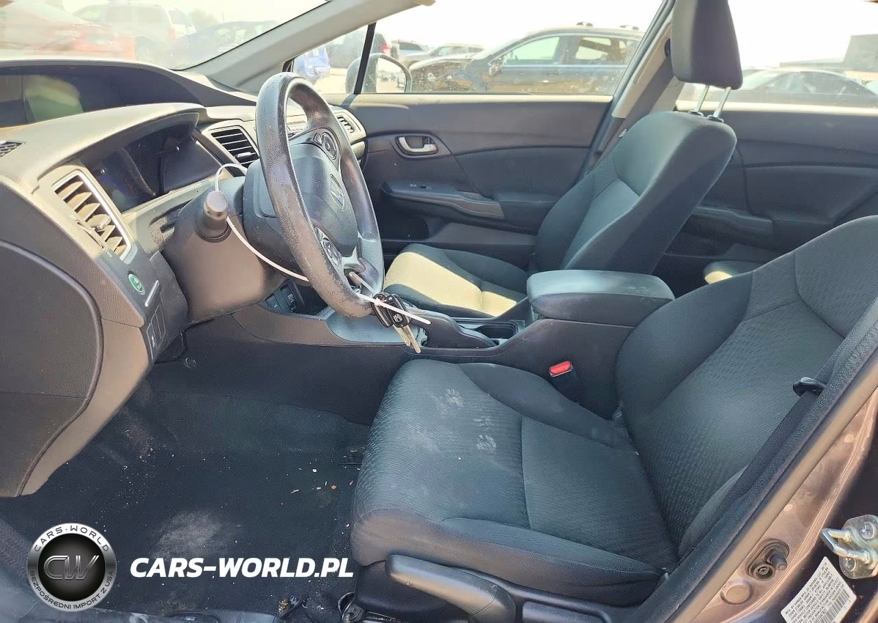 2014 Honda Civic Lx VIN:19XFB2F5XEE047831 - 7