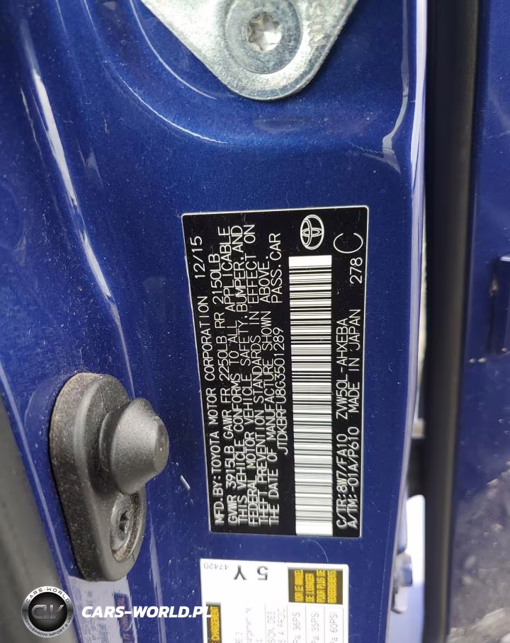 2016 Toyota Prius VIN:JTDKBRFU8G3501289 - 12