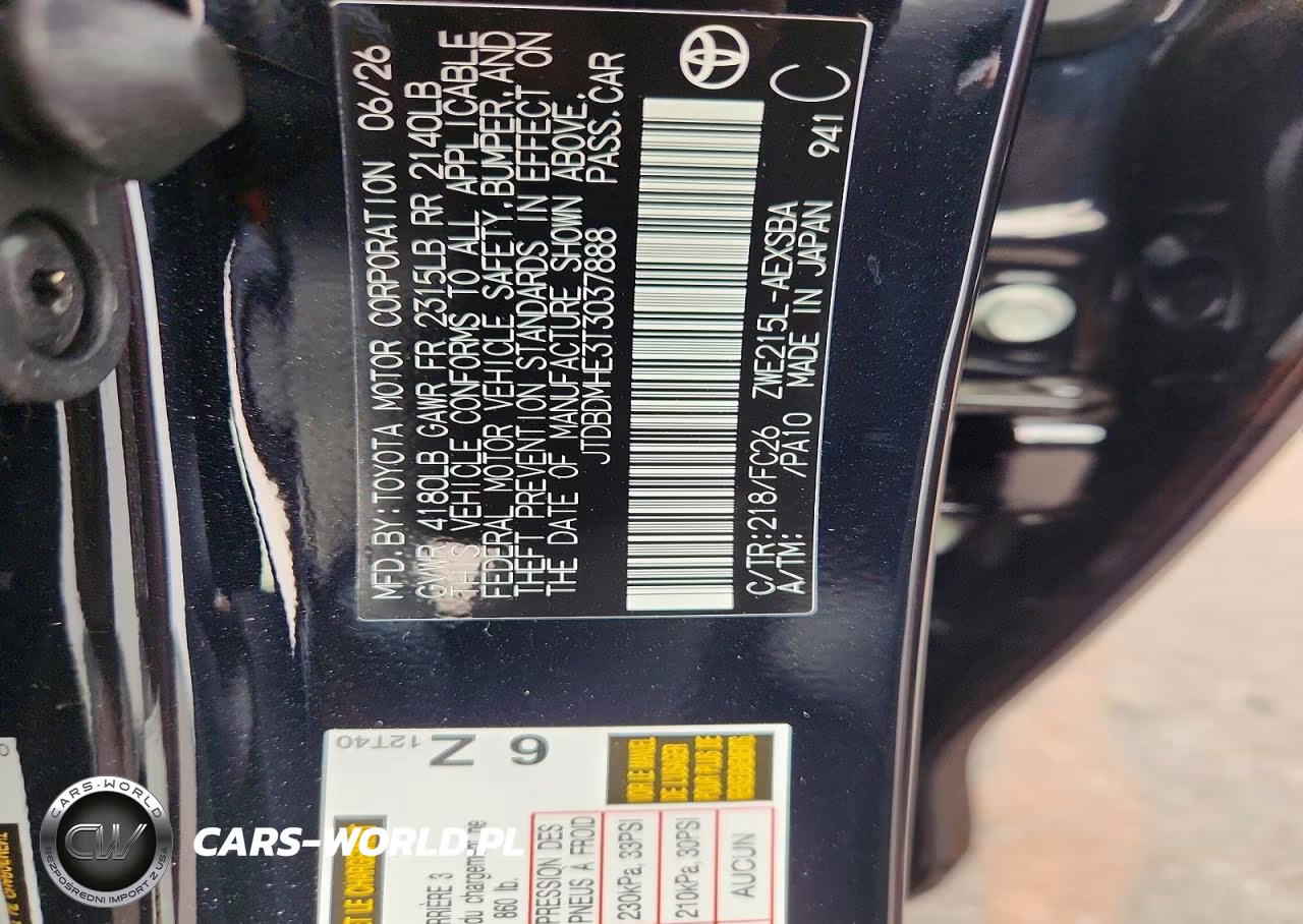 2026 Toyota Corolla Hybrid Se VIN:JTDBDMHE3T3037888 - 12