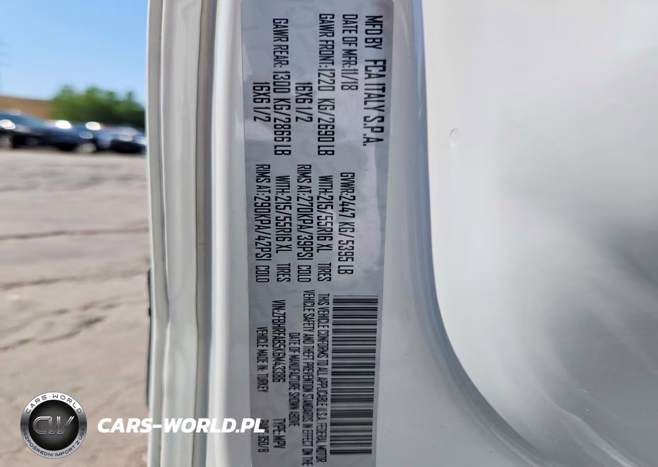 2019 Ram Promaster City Delivery Van VIN:ZFBHRFAB5K6M43386 - 13
