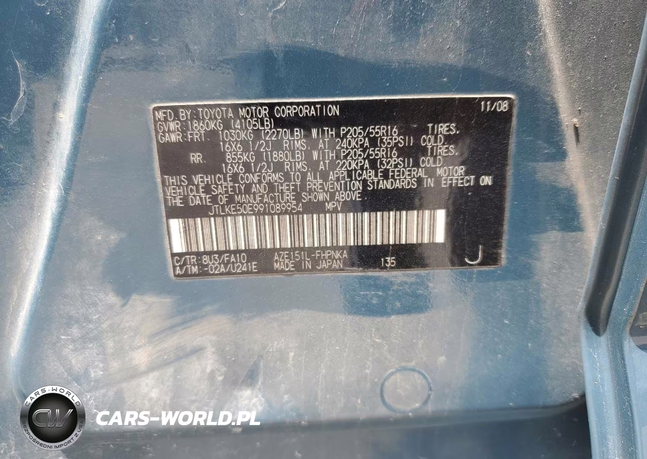 2009 Toyota Scion Xb VIN:JTLKE50E991089954 - 12