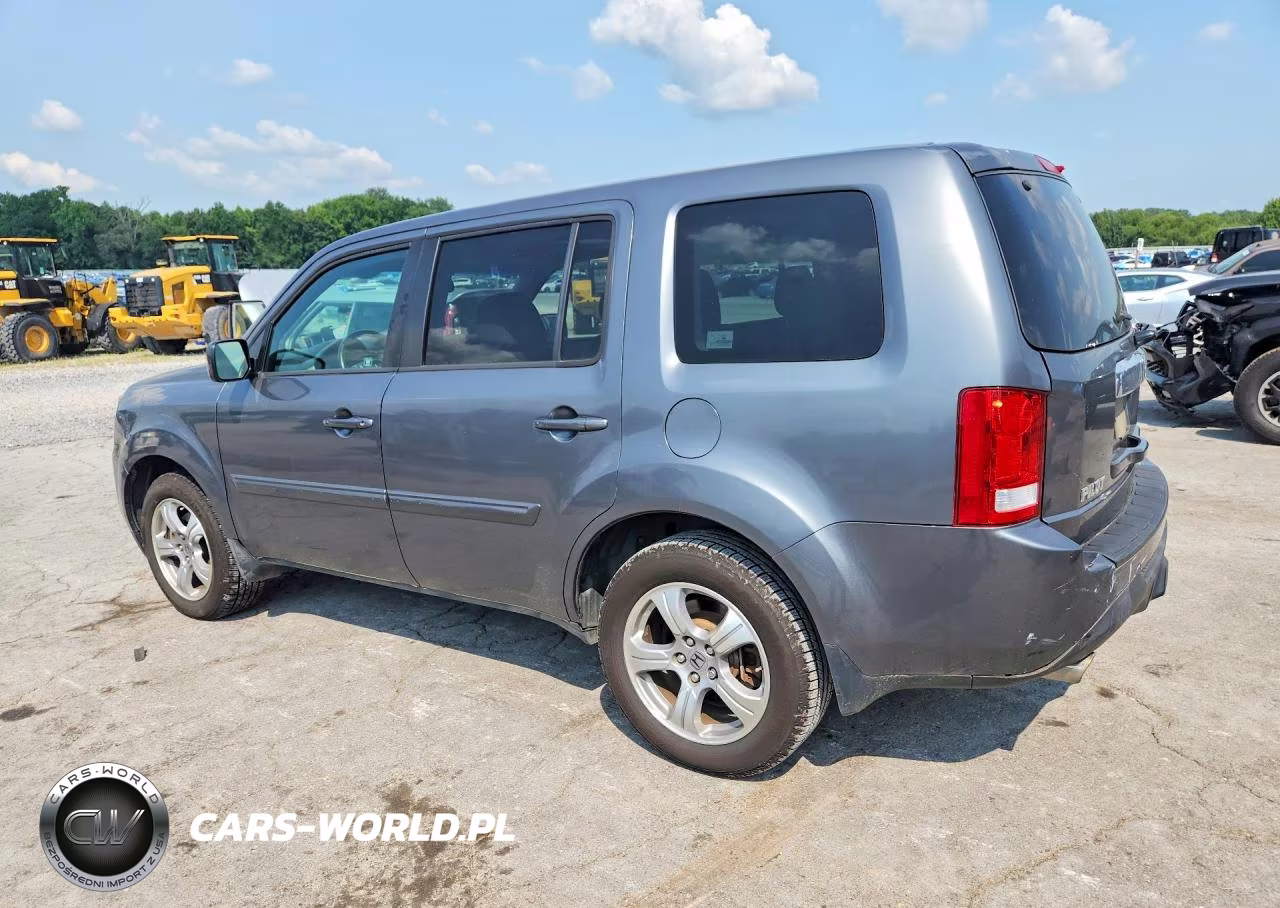 2012 Honda Pilot Exl VIN:5FNYF4H67CB015005 - 2