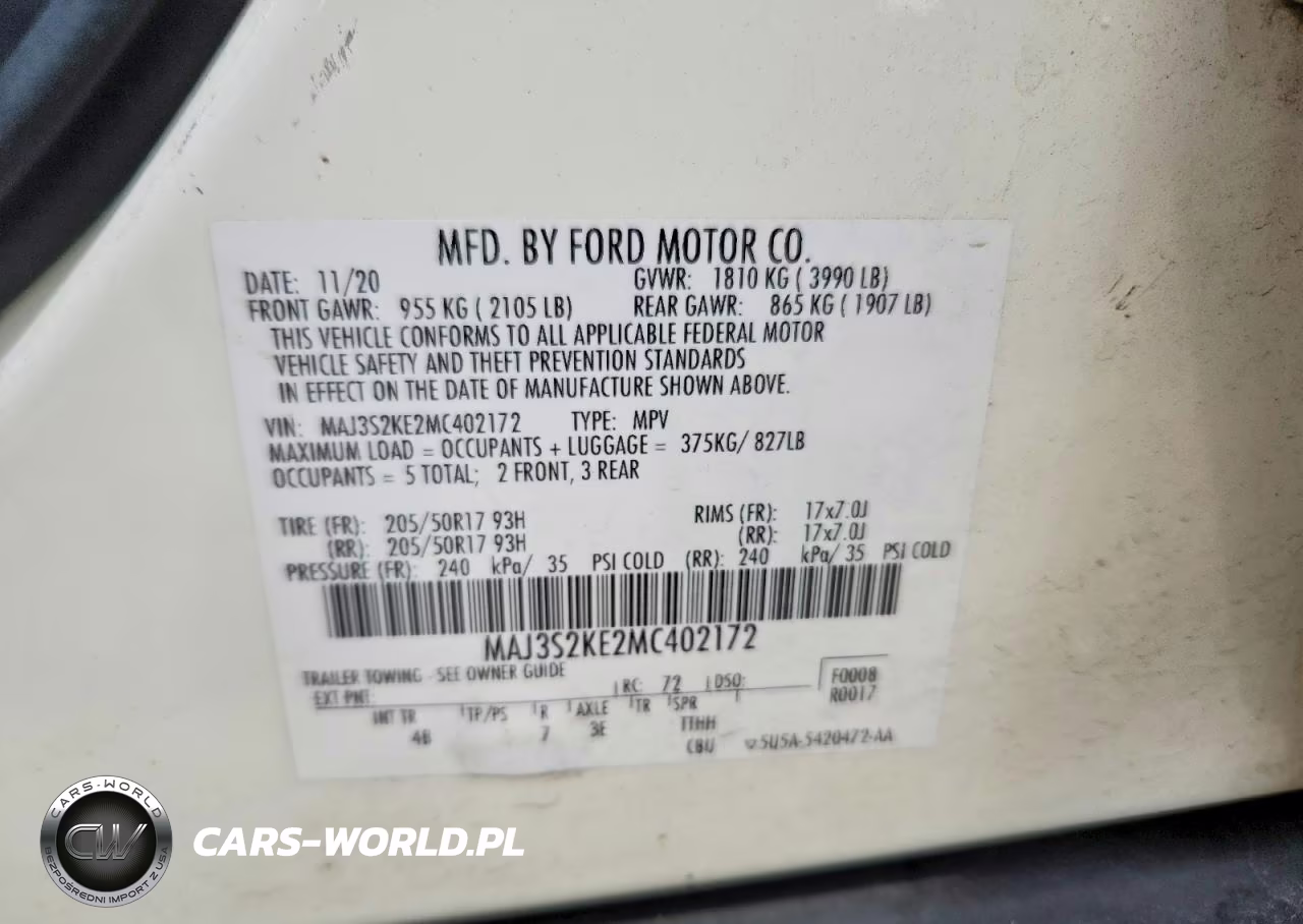 2021 Ford Ecosport Titanium VIN:MAJ3S2KE2MC402172 - 14