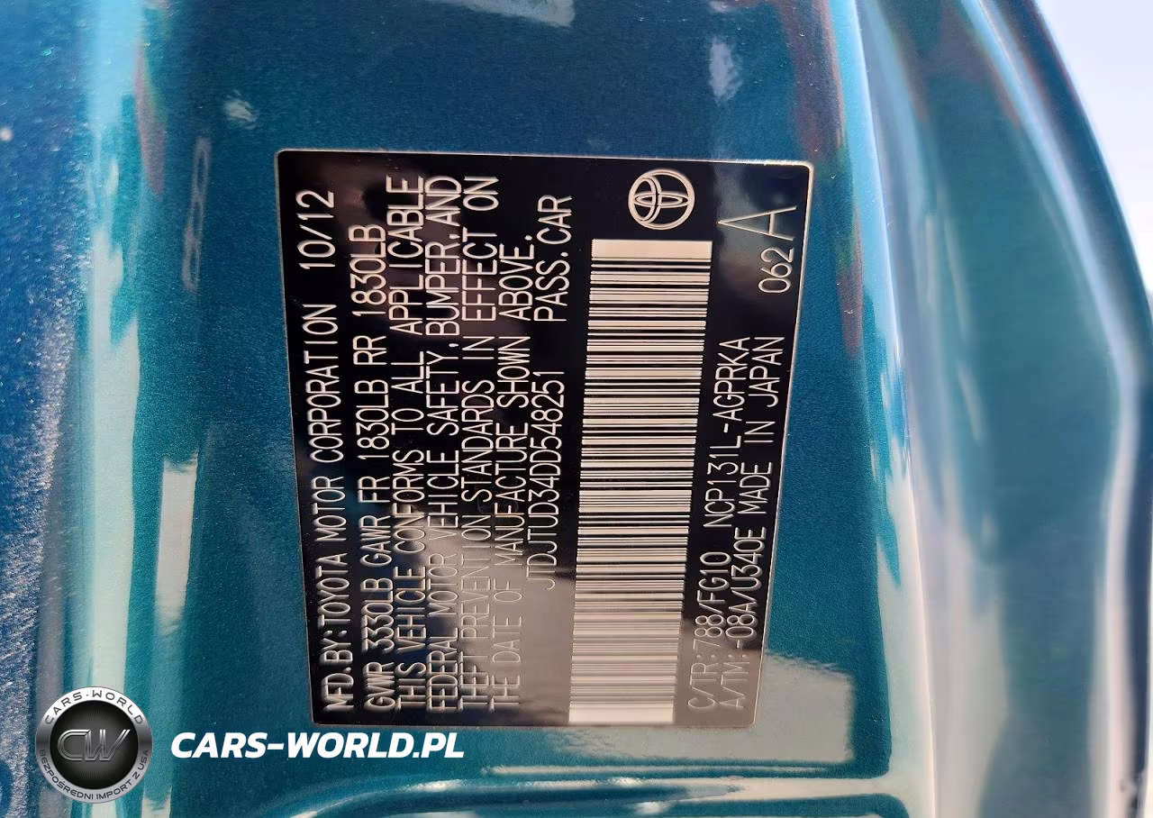 2013 Toyota Yaris 3-Door Le VIN:JTDJTUD34DD548251 - 13
