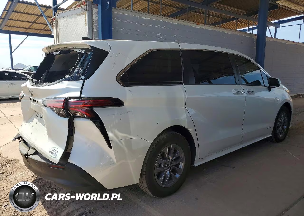 2021 Toyota Sienna Xle VIN:5TDYRKEC5MS029908 - 3