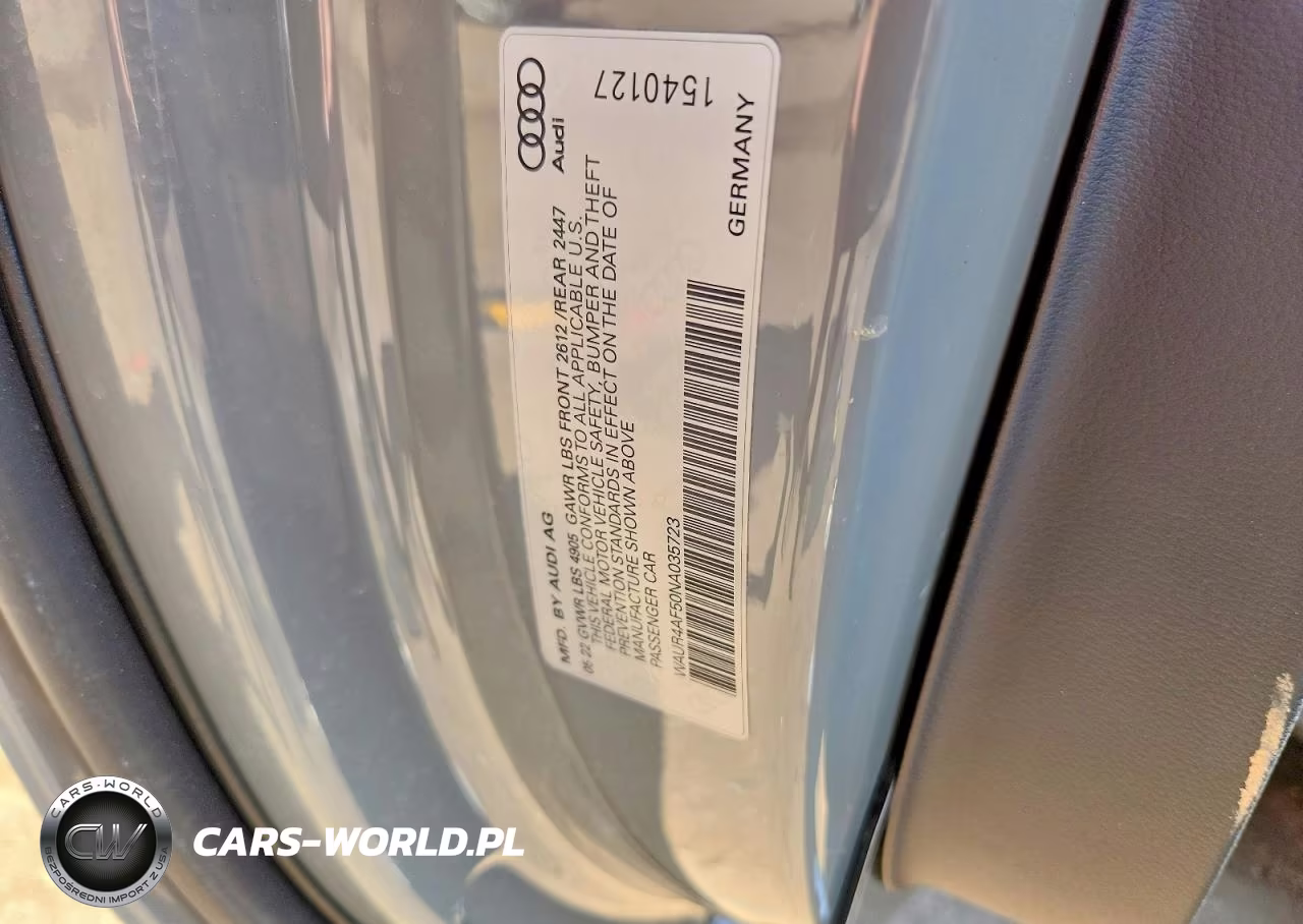 2022 Audi S5 Prestige VIN:WAUR4AF50NA035723 - 12