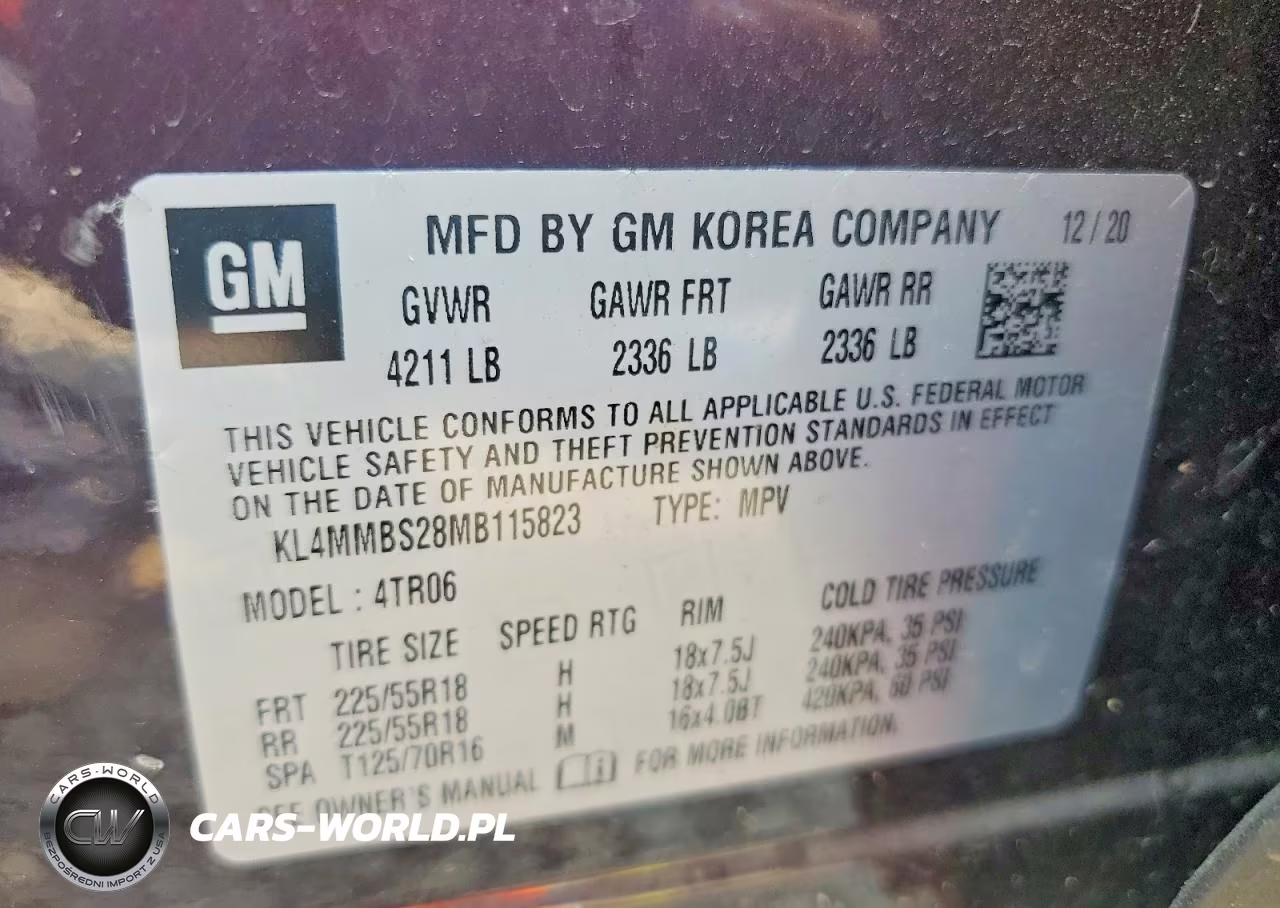 2021 Buick Encore Gx Preferred VIN:KL4MMBS28MB115823 - 12