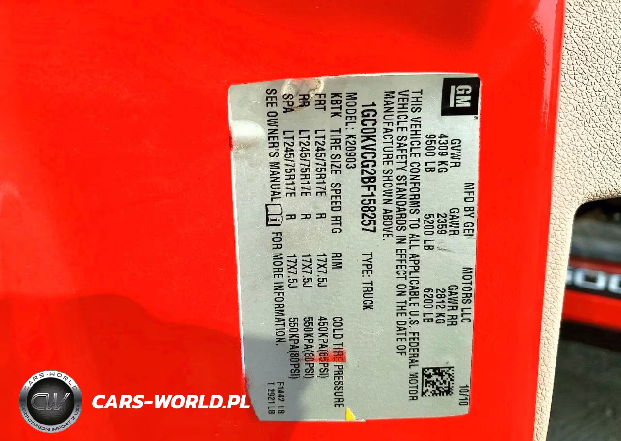 2011 Chevrolet Silverado K2500 Heavy Duty VIN:1GC0KVCG2BF158257 - 12