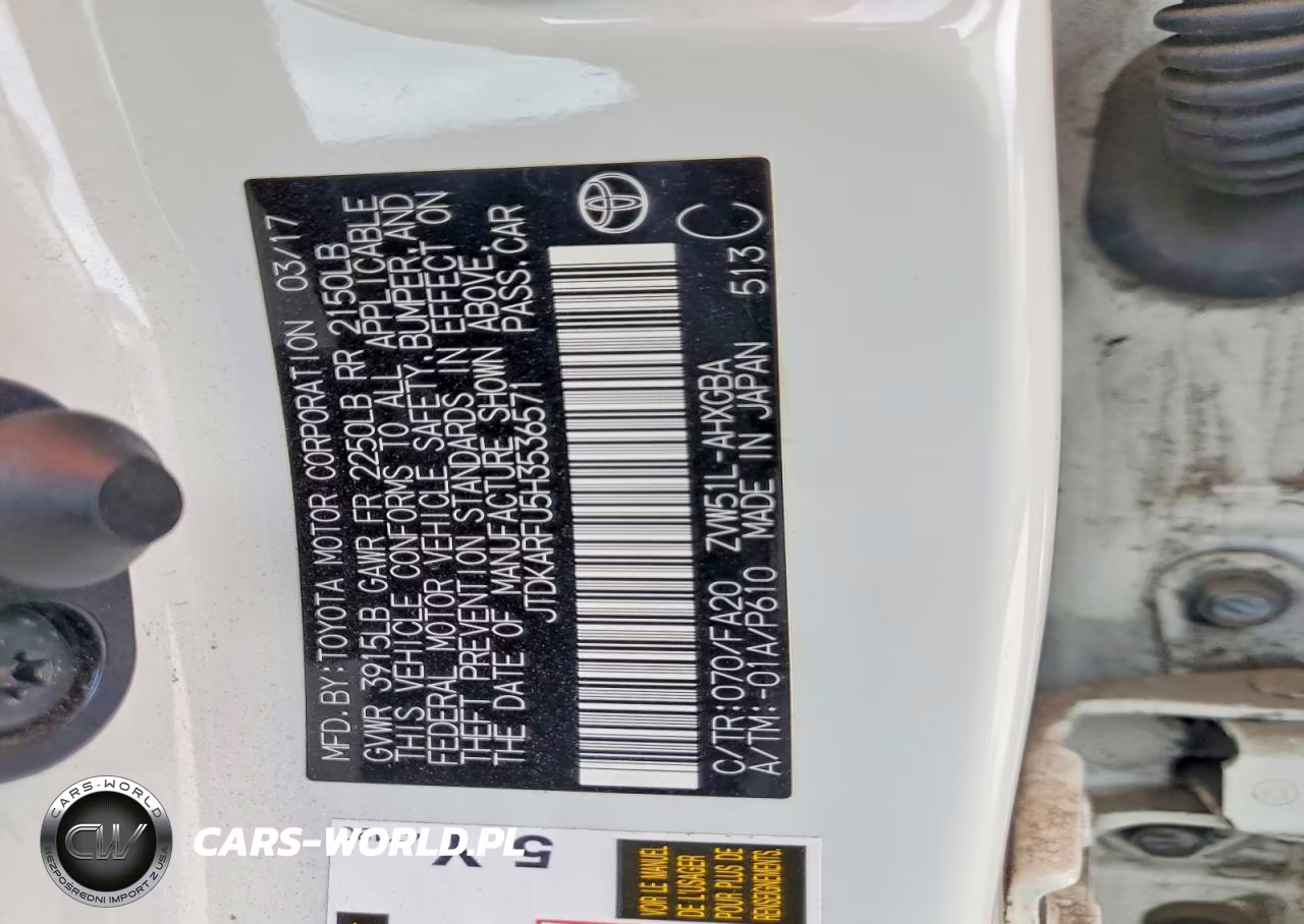 2017 Toyota Prius Two Eco VIN:JTDKARFU5H3536571 - 12