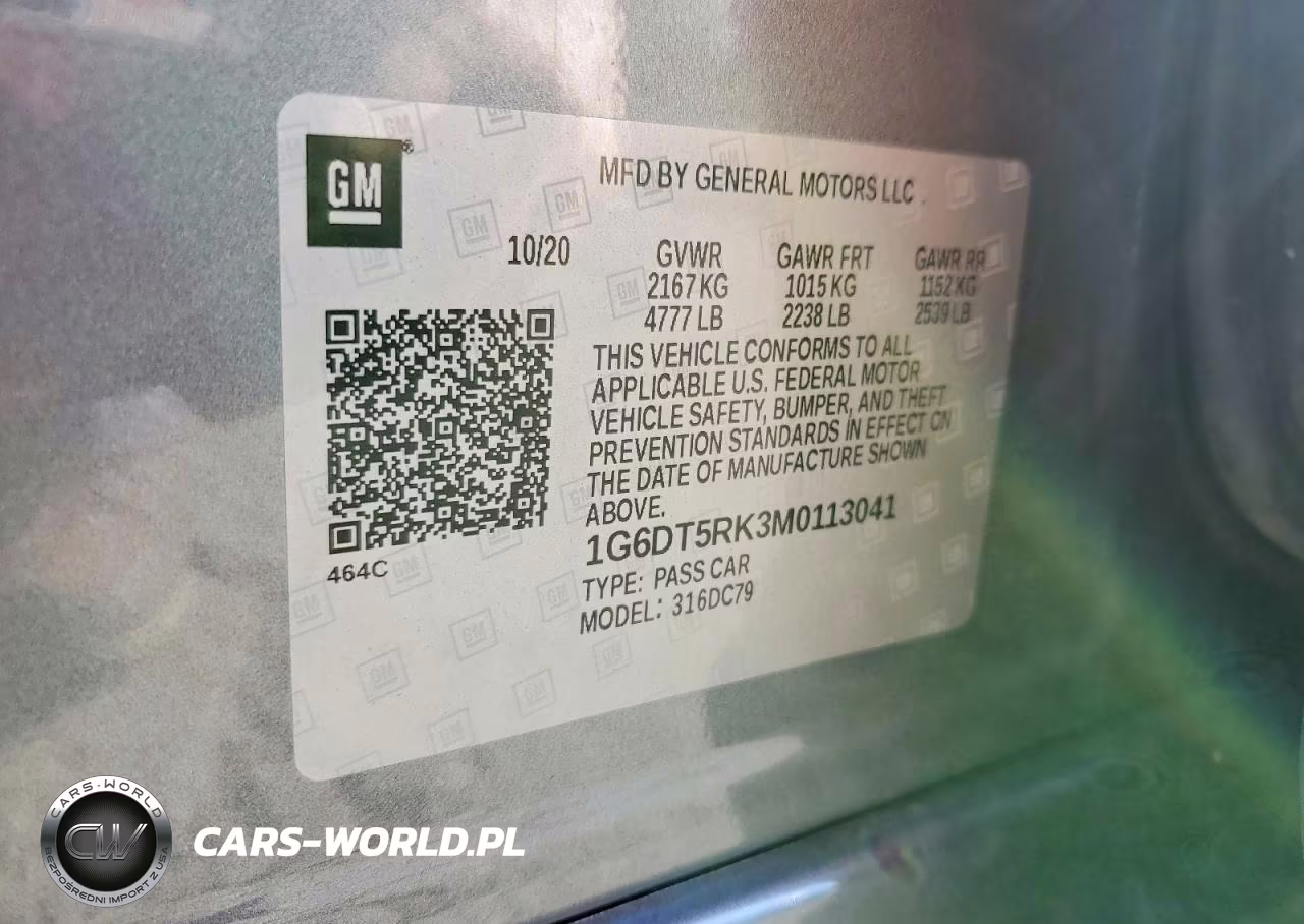 2021 Cadillac Ct5 Premium Luxury VIN:1G6DT5RK3M0113041 - 12