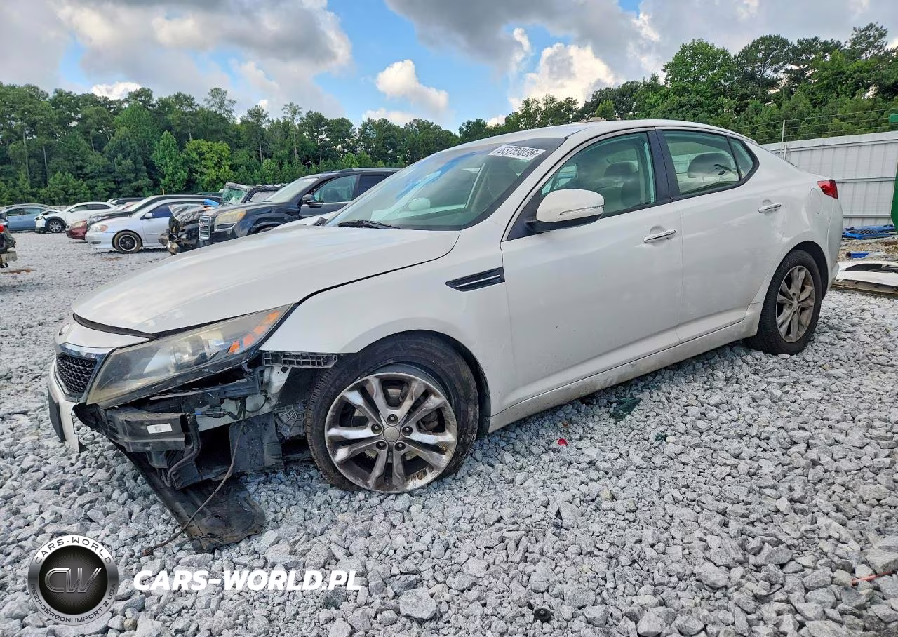 2013 Kia Optima Lx VIN:5XXGM4A70DG123596 - 1