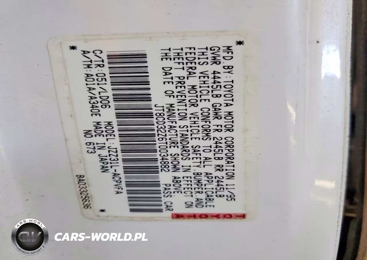1996 Lexus Sc 300 Base VIN:JT8CD32Z6T0034882 - 12