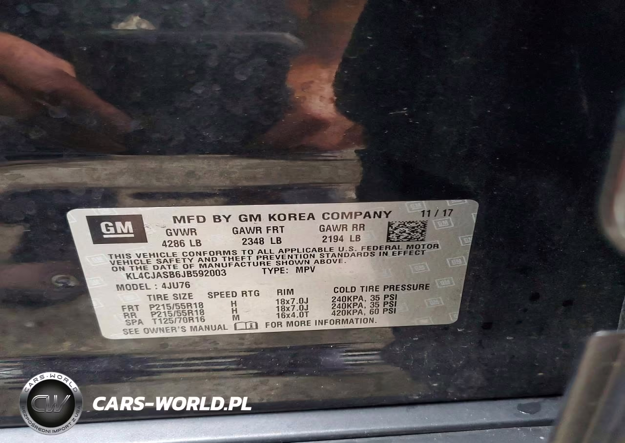 2018 Buick Encore Preferred VIN:KL4CJASB6JB592003 - 13