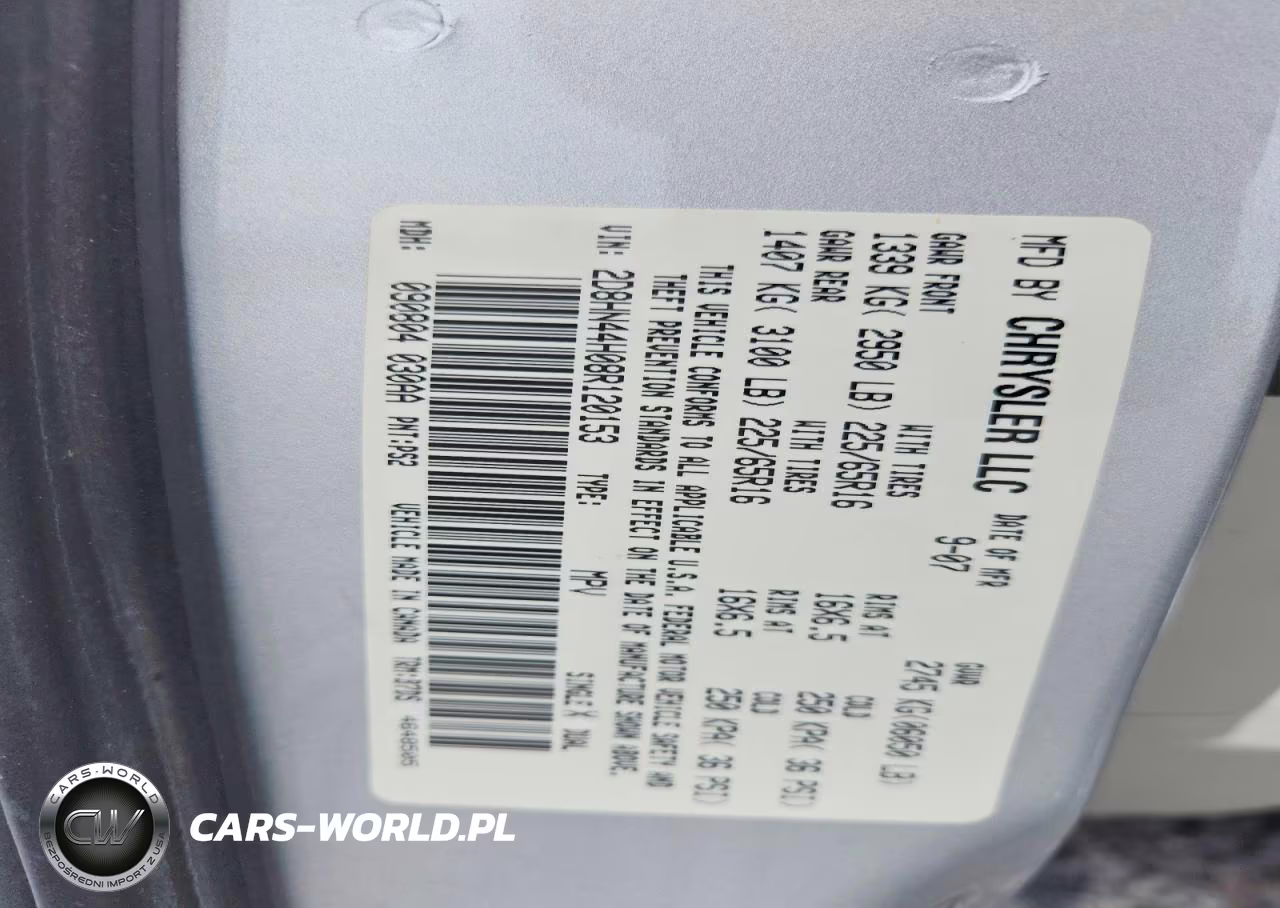 2008 Dodge Grand Caravan Se VIN:2D8HN44H08R120153 - 13