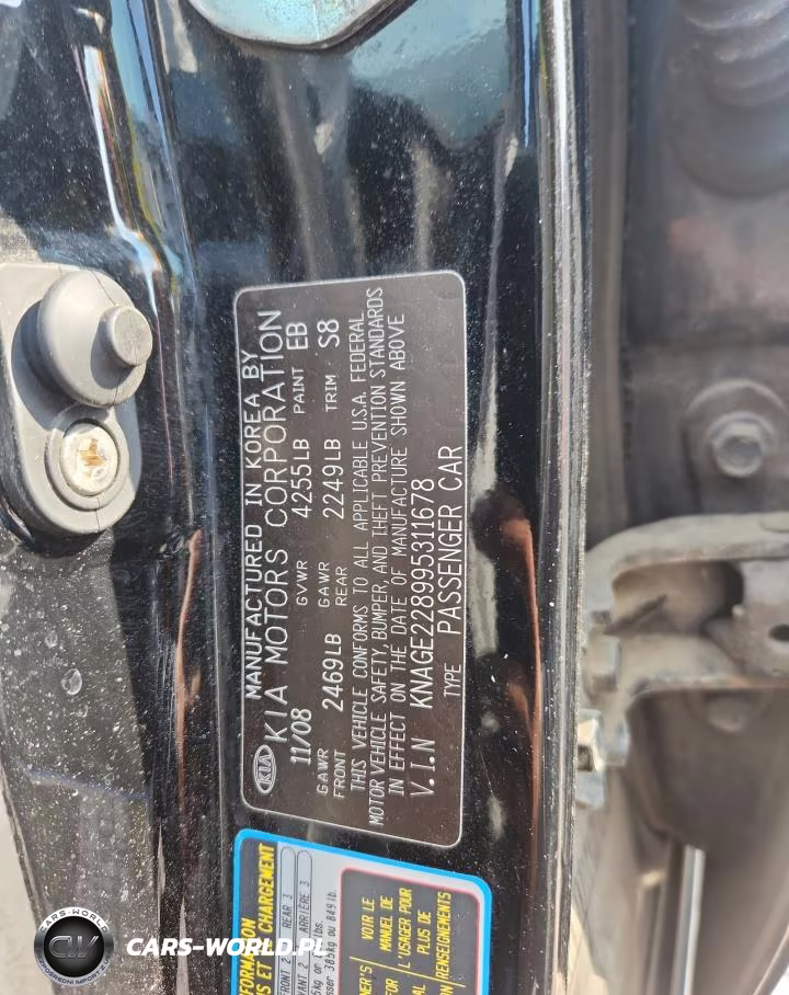 2009 Kia Optima Lx VIN:KNAGE228995311678 - 12