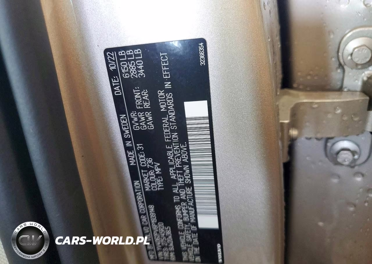 2023 Volvo Xc90 Core VIN:YV4062PV6P1939148 - 14