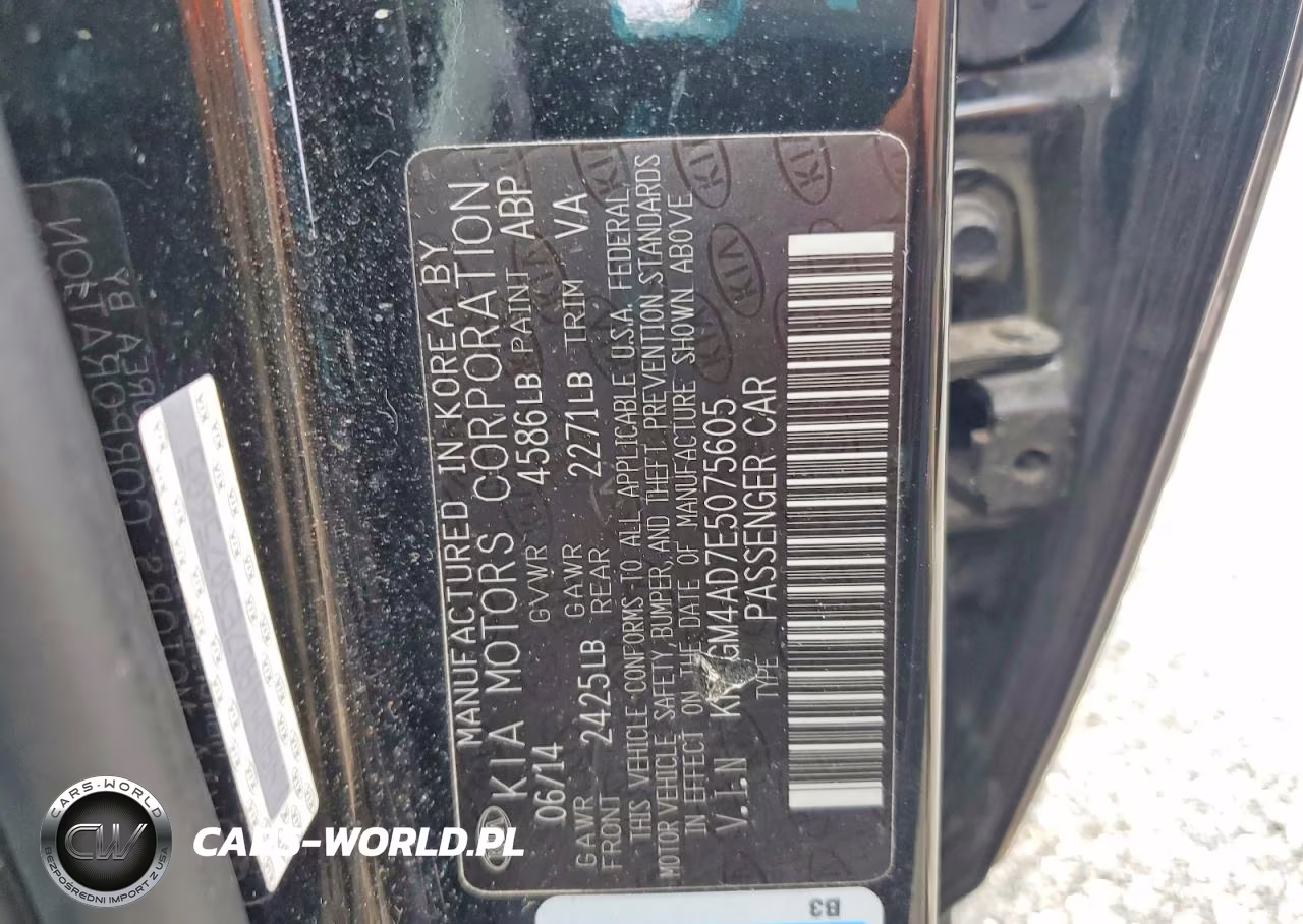 2014 Kia Optima Hybrid VIN:KNAGM4AD7E5075605 - 12