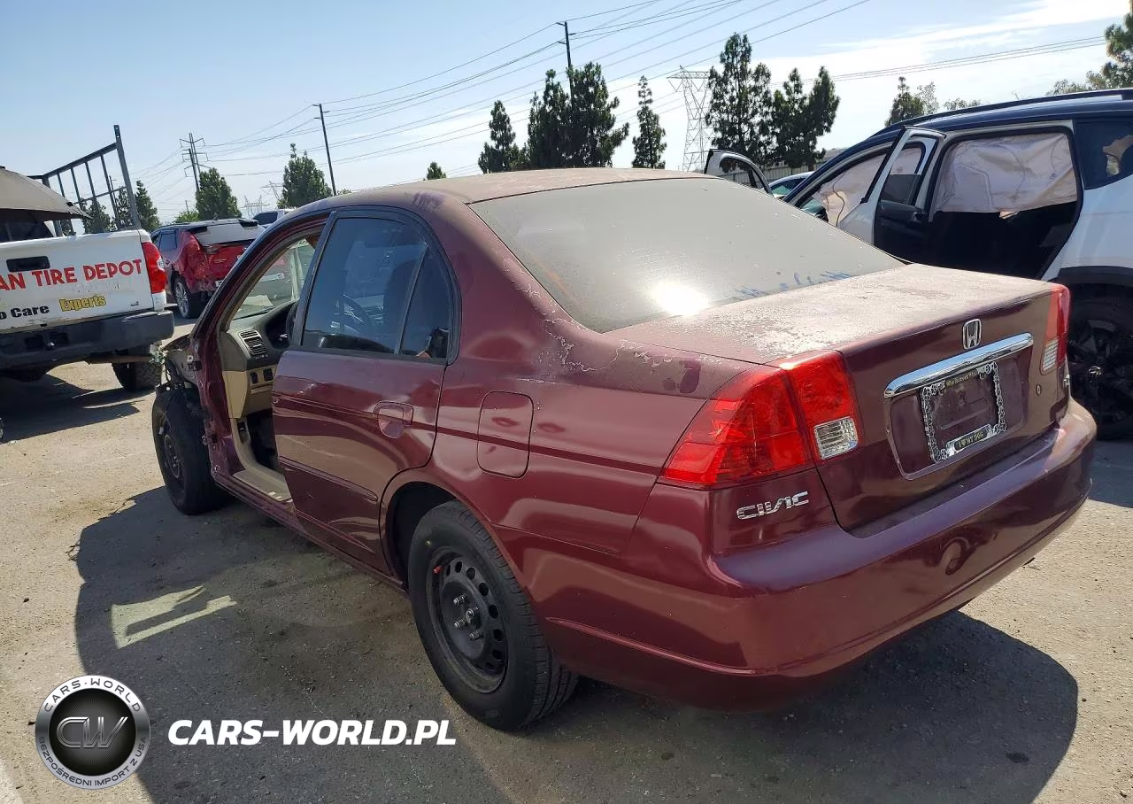 2003 Honda Civic Lx VIN:JHMES16503S000080 - 2