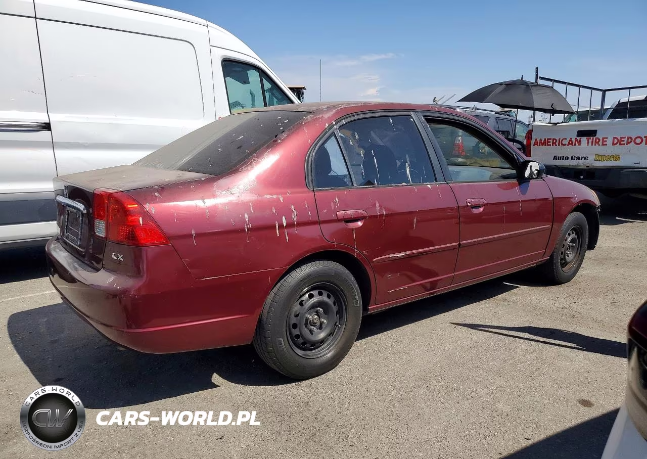 2003 Honda Civic Lx VIN:JHMES16503S000080 - 3