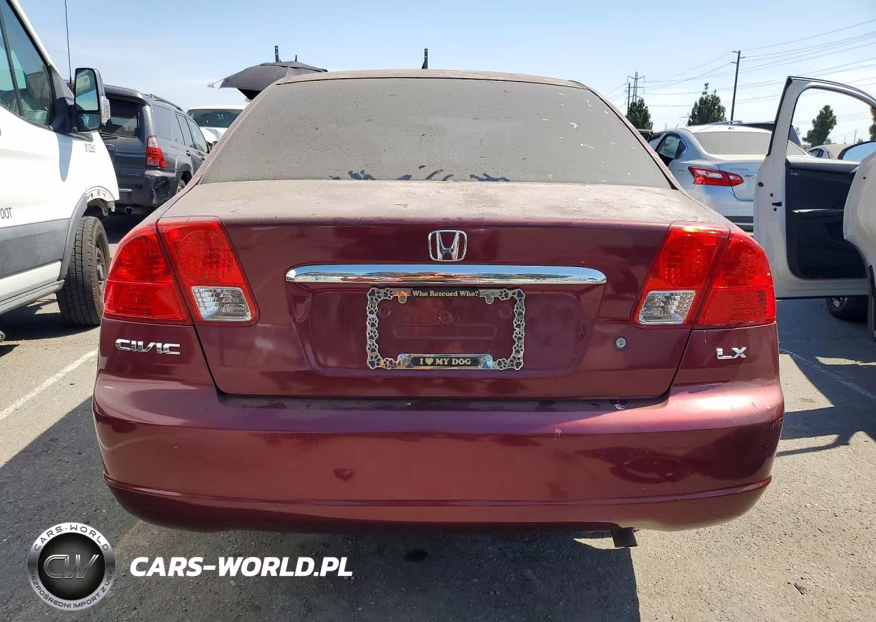 2003 Honda Civic Lx VIN:JHMES16503S000080 - 6