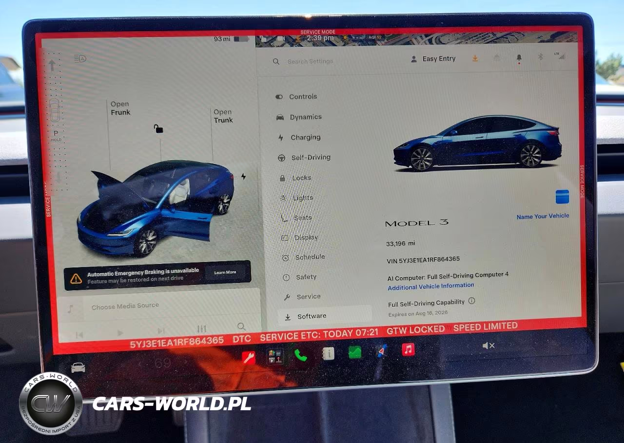 2024 Tesla Model 3 VIN:5YJ3E1EA1RF864365 - 9