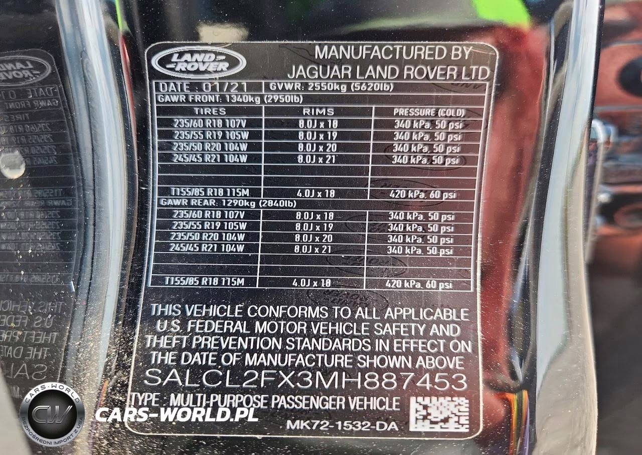 2021 Land Rover Discovery Sport Se R-Dynamic VIN:SALCL2FX3MH887453 - 13