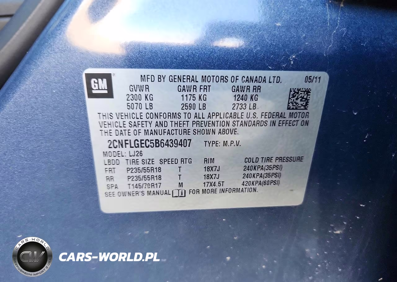 2011 Chevrolet Equinox Ltz VIN:2CNFLGEC5B6439407 - 12