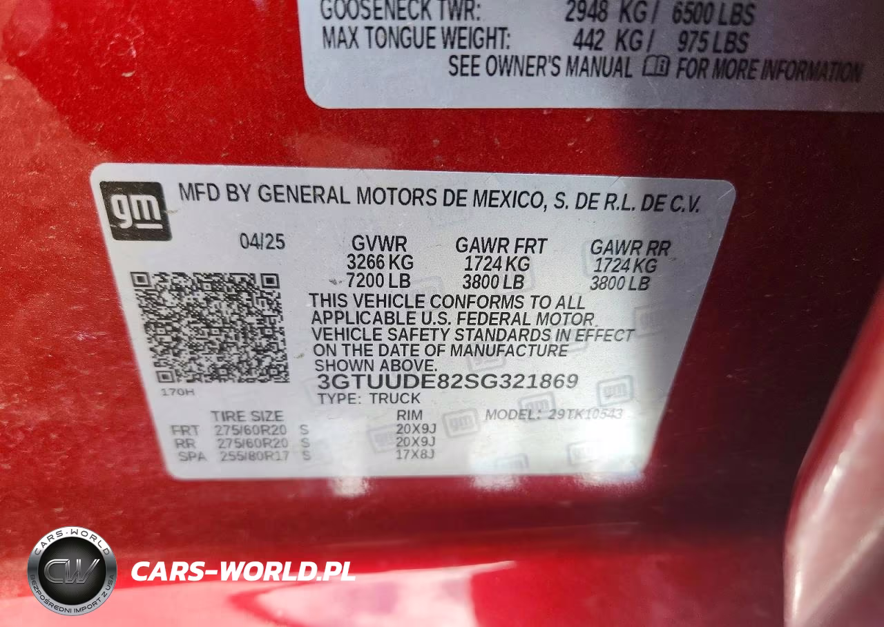 2025 GMC Sierra K1500 Slt VIN:3GTUUDE82SG321869 - 13