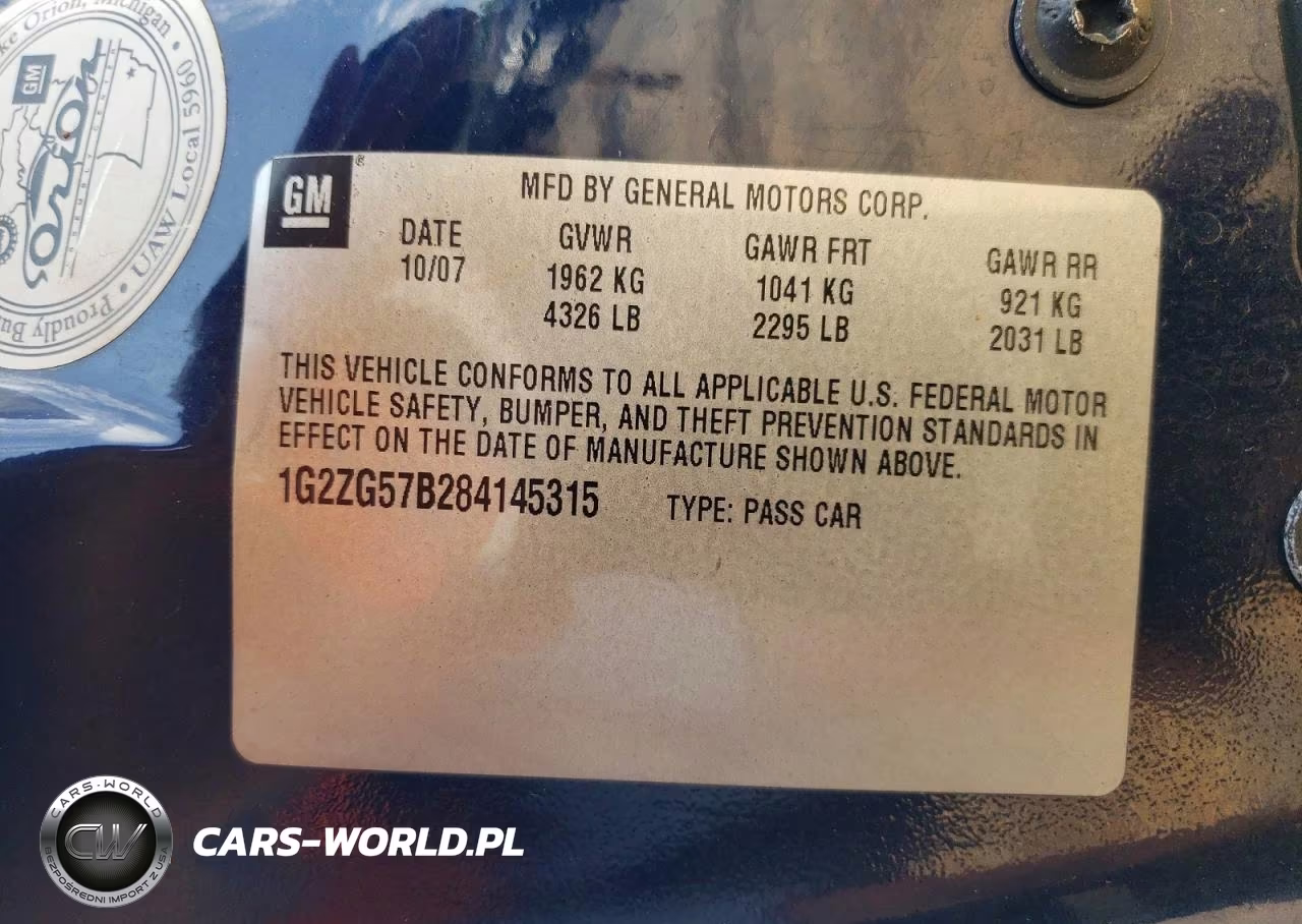 2008 Pontiac G6 Base VIN:1G2ZG57B284145315 - 12
