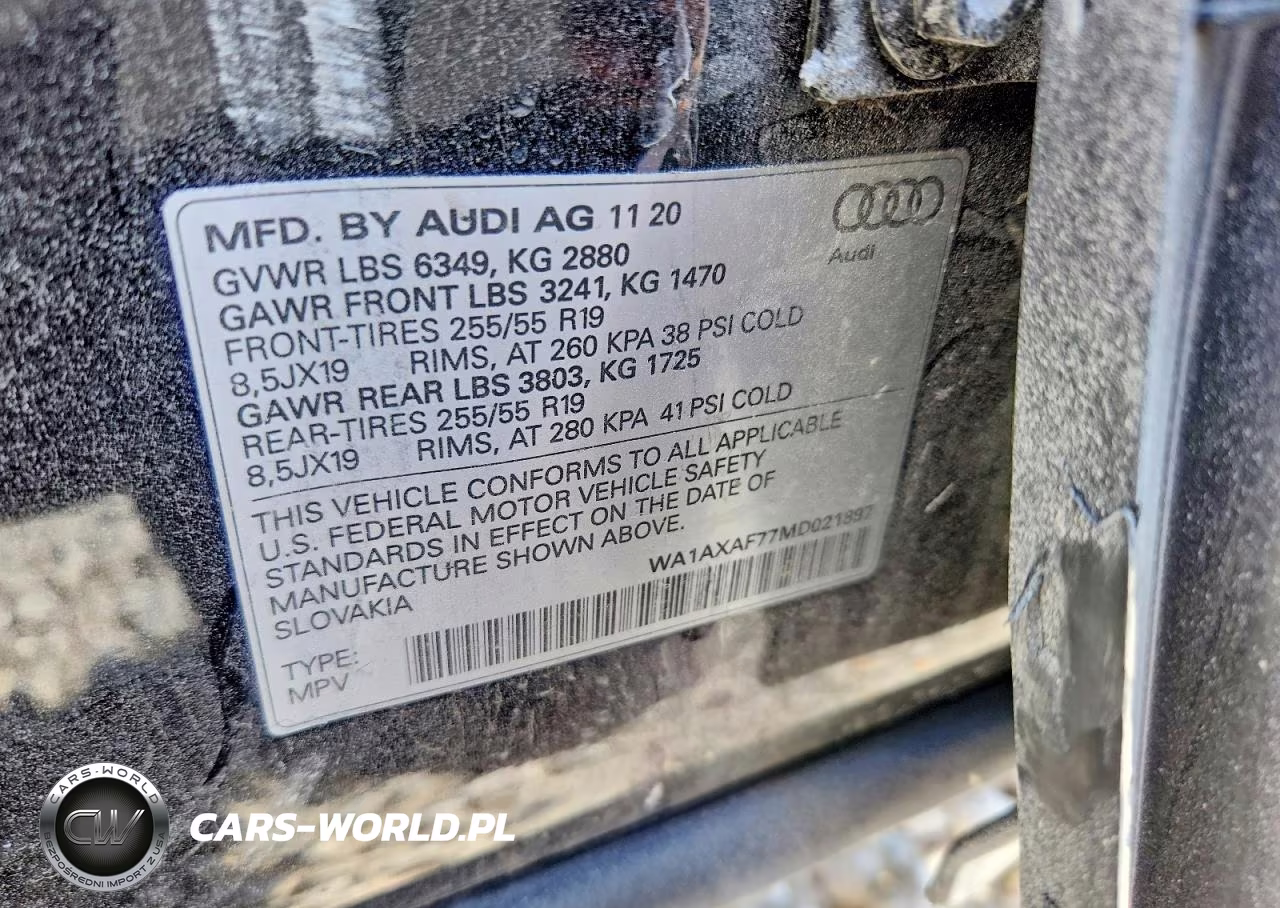2021 Audi Q7 Premium VIN:WA1AXAF77MD021897 - 13