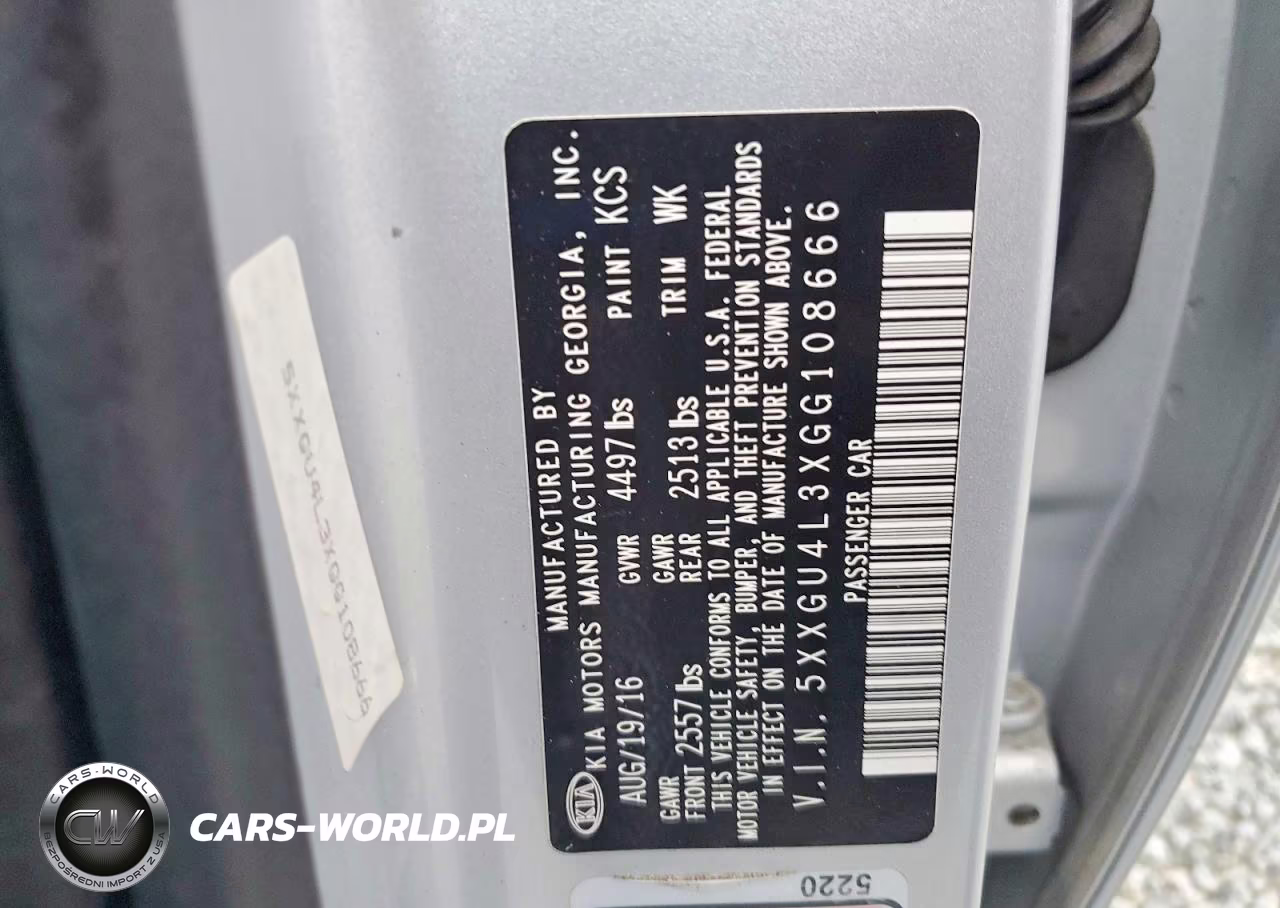 2016 Kia Optima Ex VIN:5XXGU4L3XGG108666 - 12