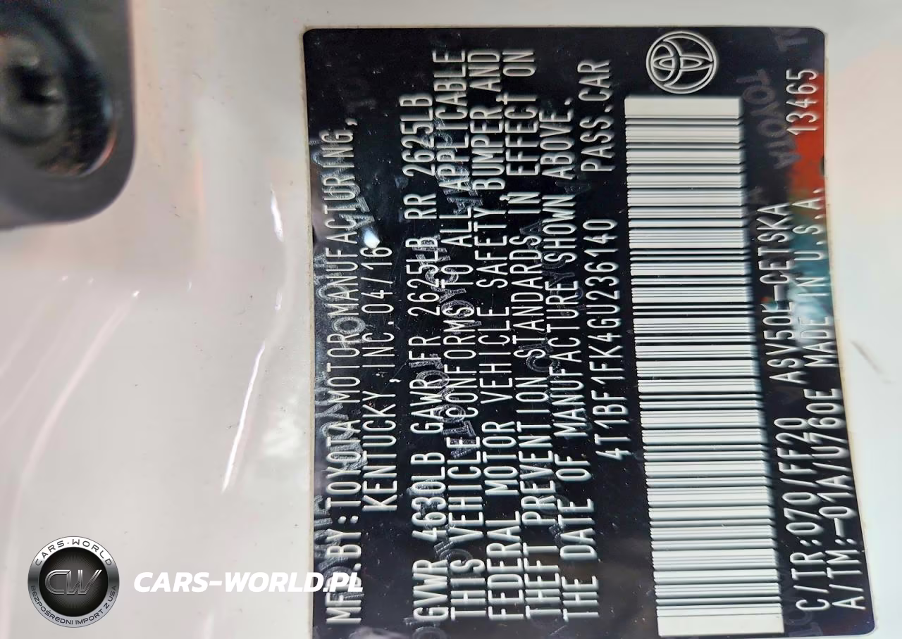 2016 Toyota Camry Se VIN:4T1BF1FK4GU236140 - 12