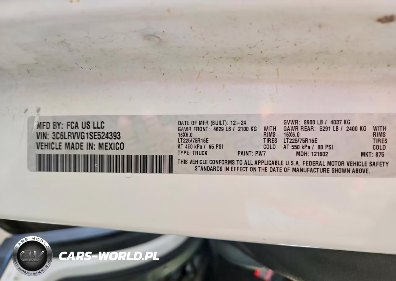 2025 Ram Promaster 2500 Delivery Van VIN:3C6LRVVG1SE524393 - 14