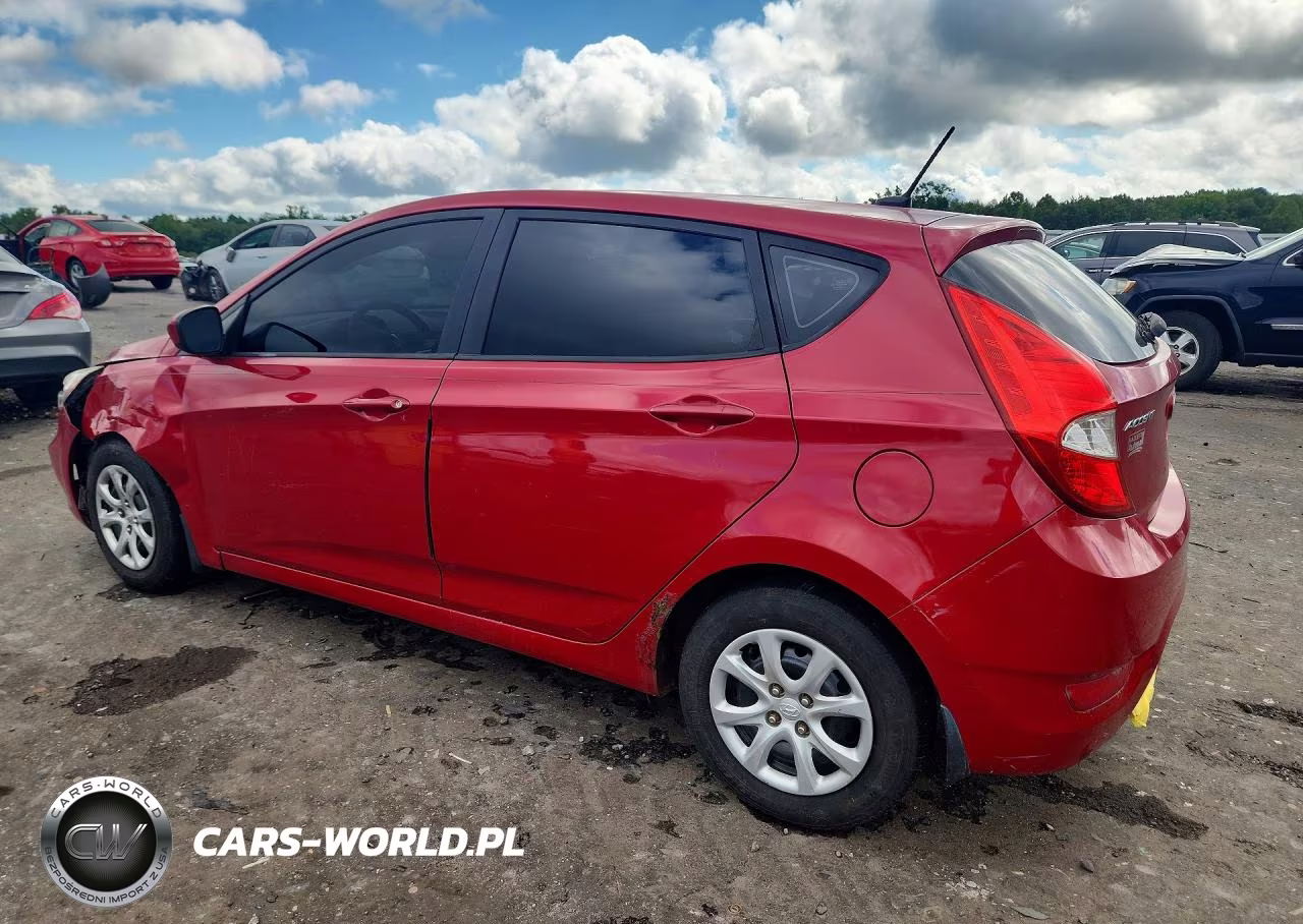 2013 Hyundai Accent Gs VIN:KMHCT5AE3DU076012 - 2