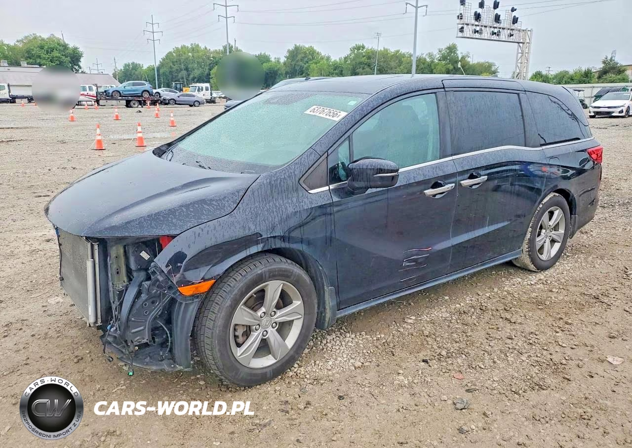 2018 Honda Odyssey Exl VIN:5FNRL6H70JB091759 - 1