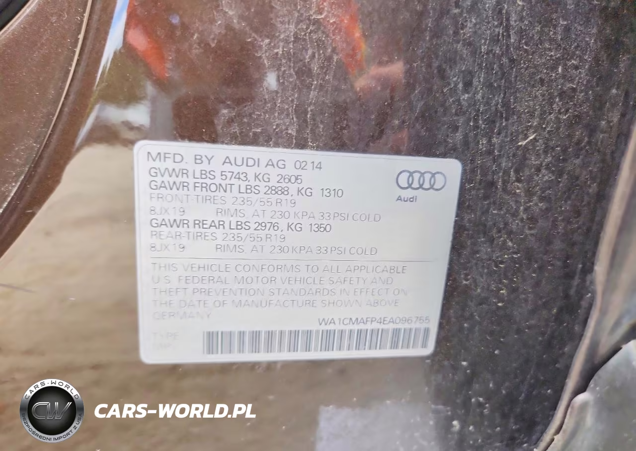 2014 Audi Q5 Tdi Premium Plus VIN:WA1CMAFP4EA096755 - 13