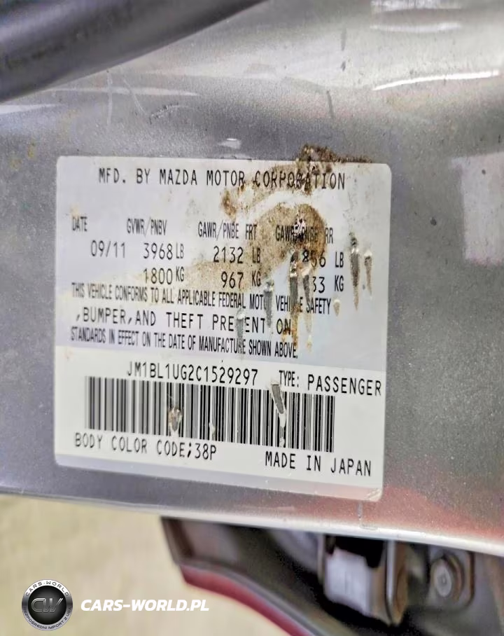 2012 Mazda 3 I VIN:JM1BL1UG2C1529297 - 12