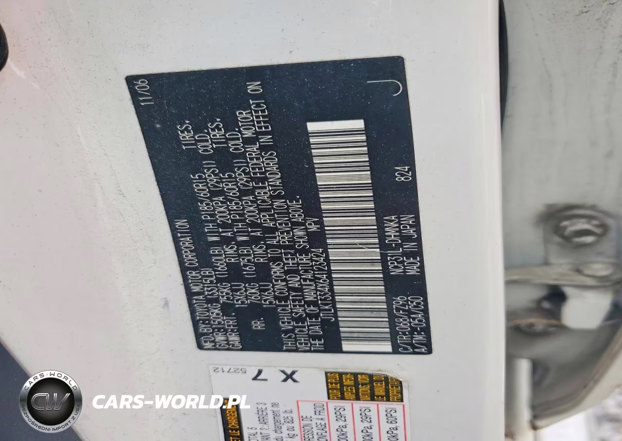 2006 Scion Xb Base VIN:JTLKT334X64123424 - 12
