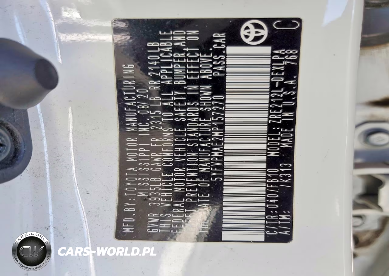 2021 Toyota Corolla Le VIN:5YFVPMAE2MP157270 - 12