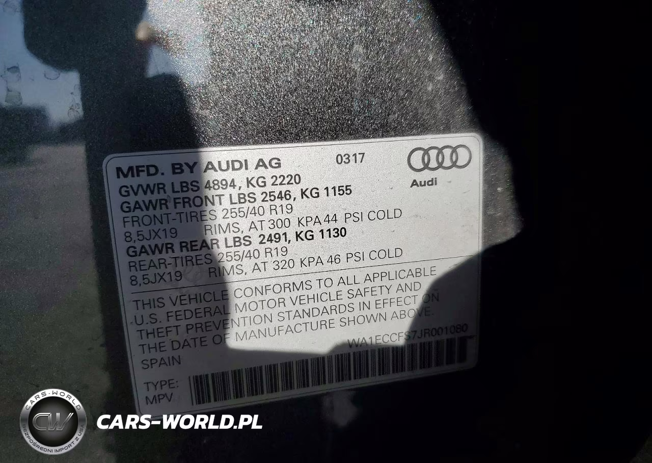 2018 Audi Q3 Premium VIN:WA1ECCFS7JR001080 - 13