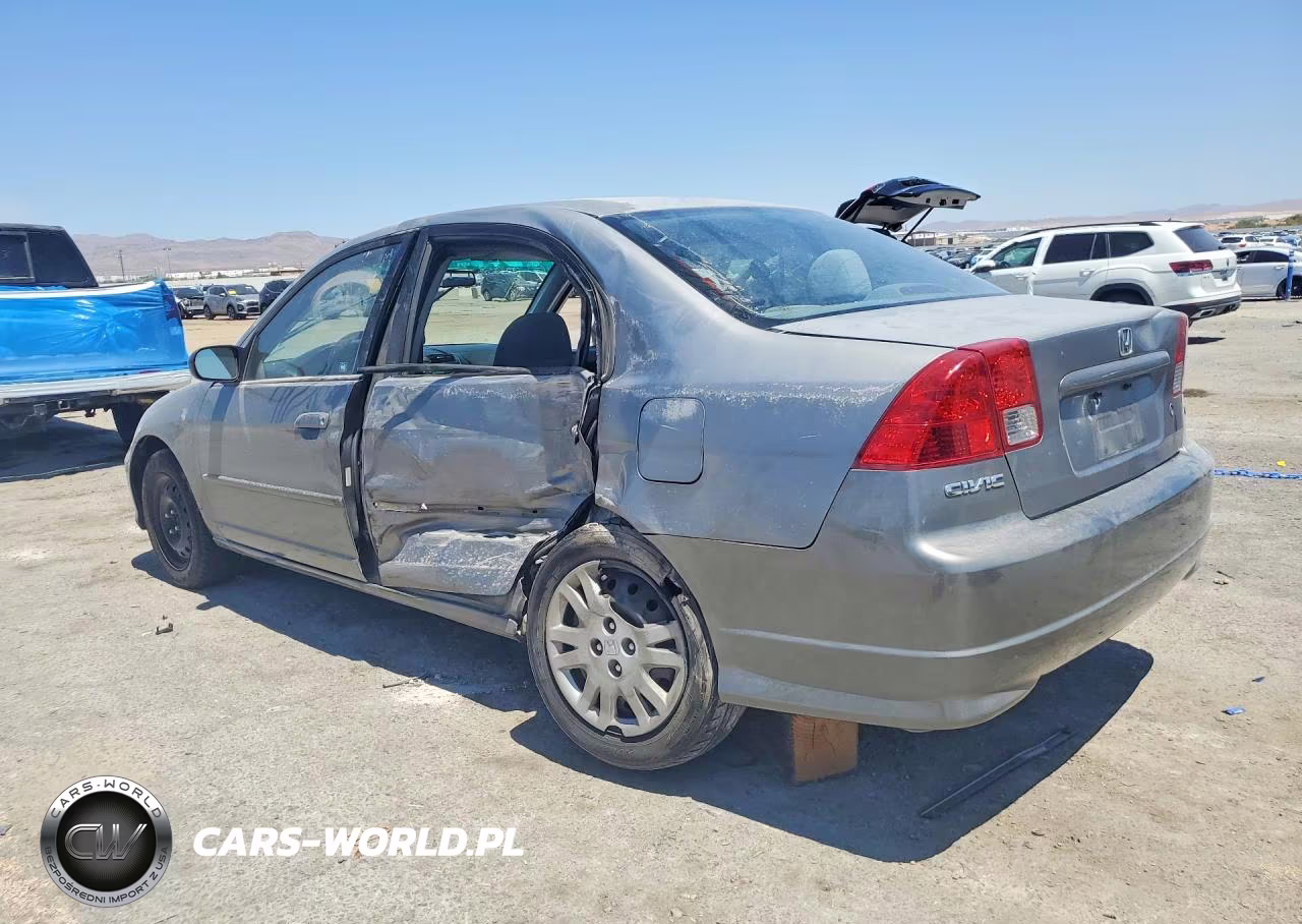 2004 Honda Civic Lx VIN:2HGES16594H612547 - 2