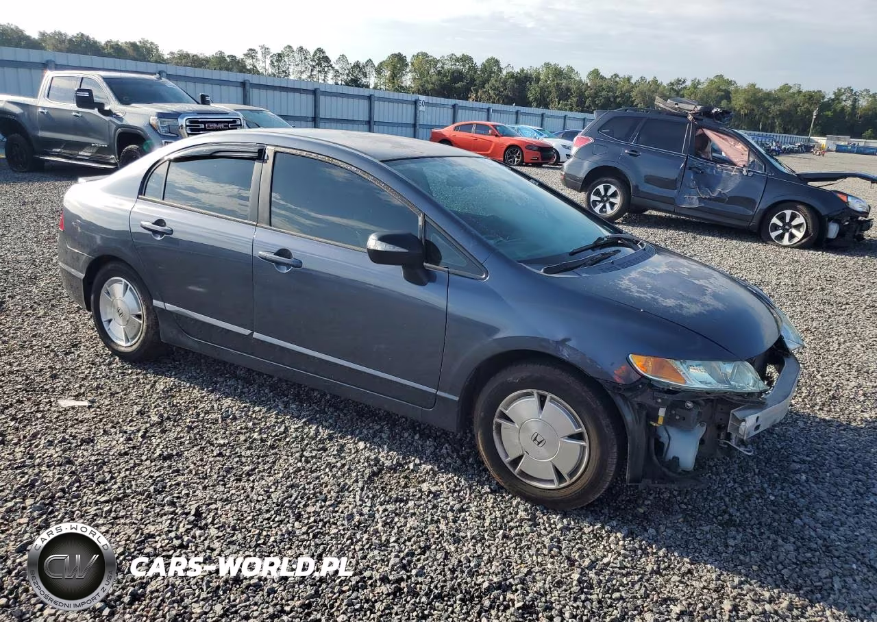 2007 Honda Civic Hybrid VIN:JHMFA36207S002510 - 4