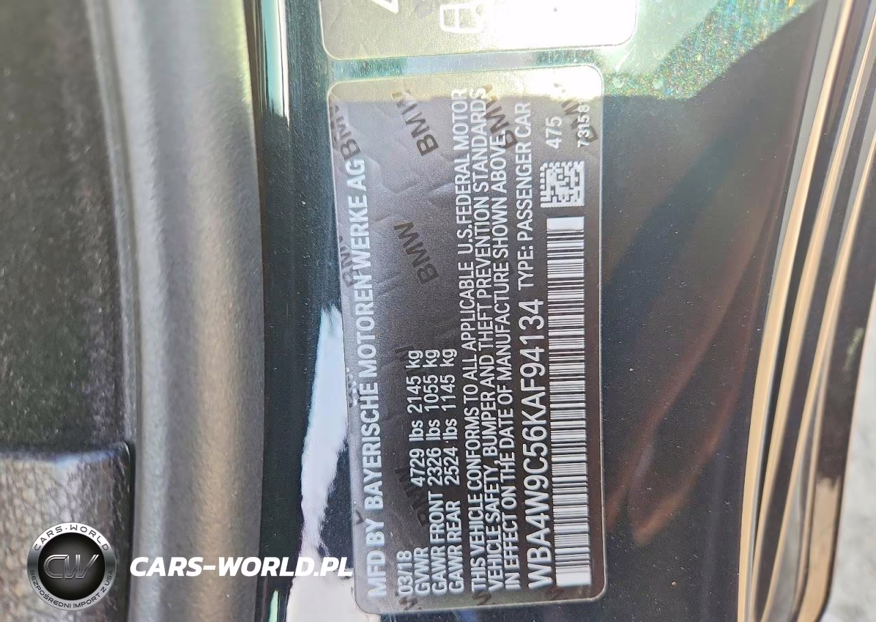 2019 BMW 440I VIN:WBA4W9C56KAF94134 - 12