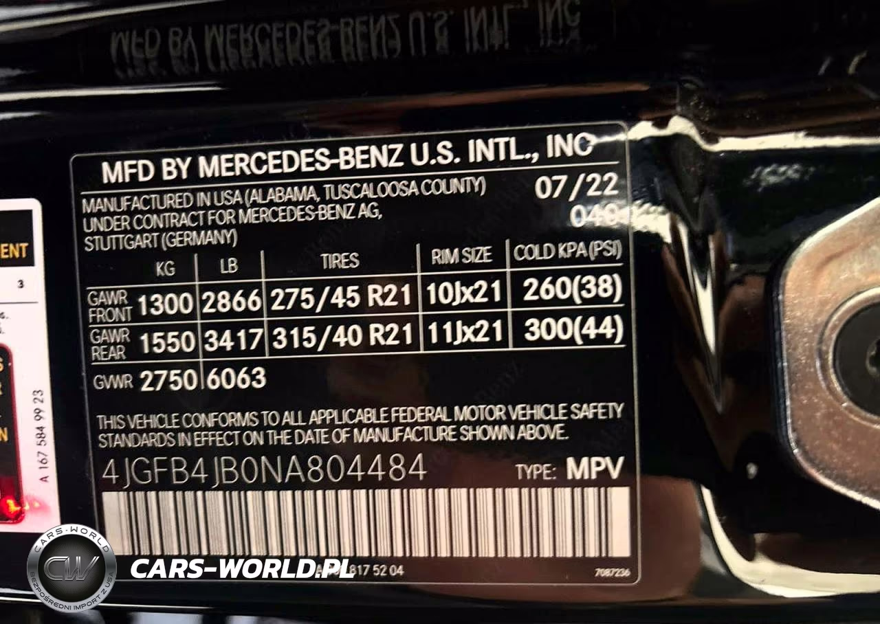 2022 Mercedes-Benz Gle 350 VIN:4JGFB4JB0NA804484 - 10