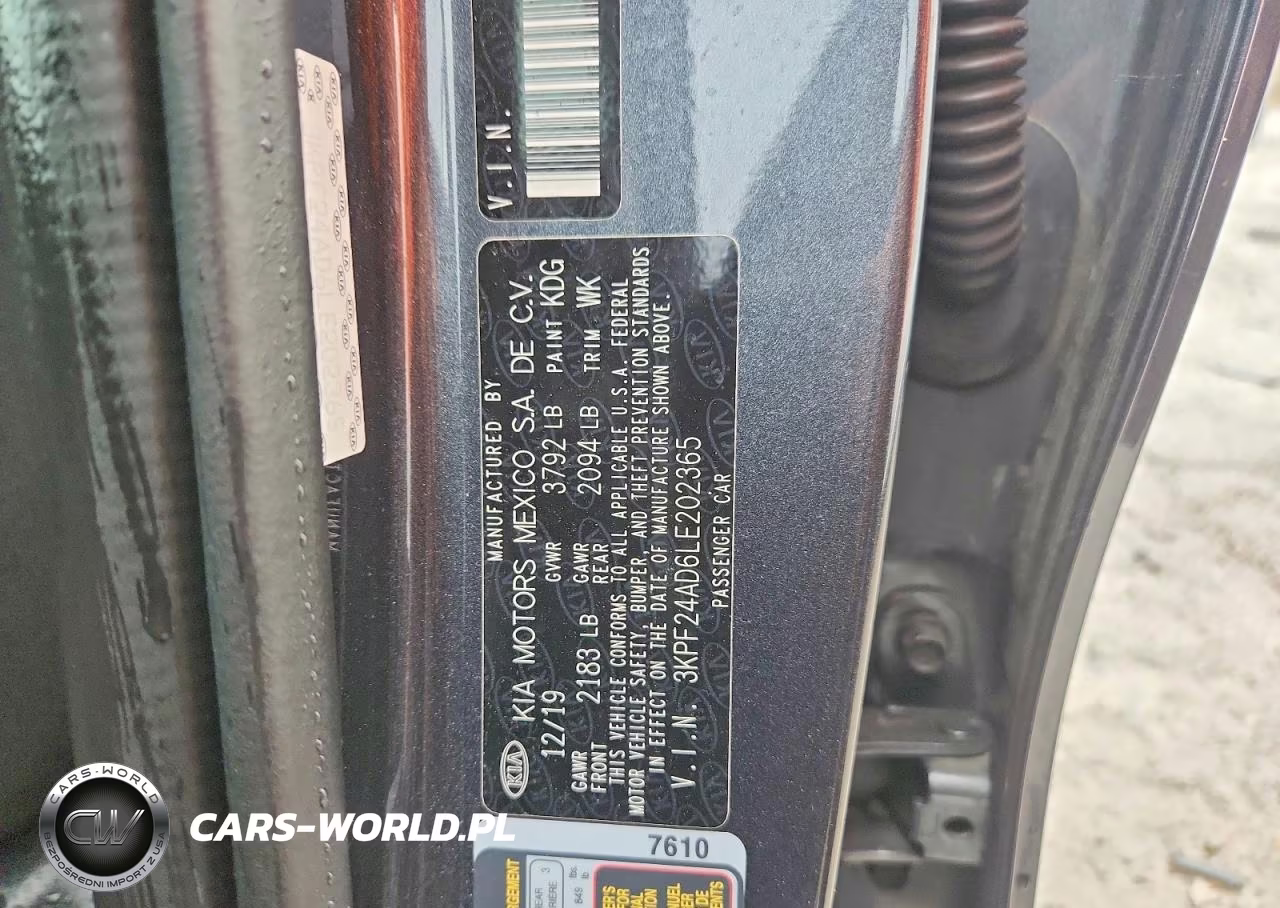 2020 Kia Forte Lxs VIN:3KPF24AD6LE202365 - 12