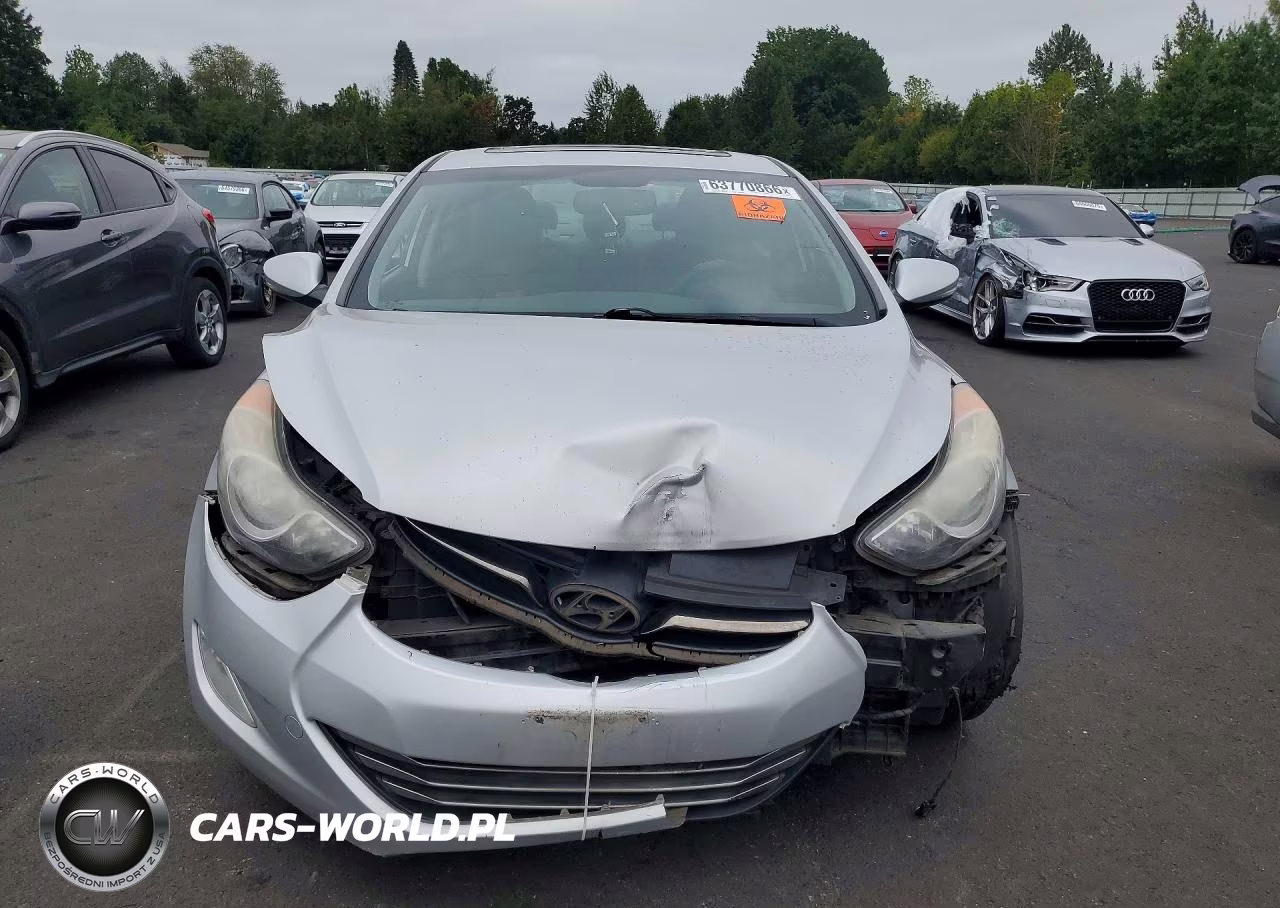 2012 Hyundai Elantra Limited VIN:KMHDH4AE4CU349442 - 5