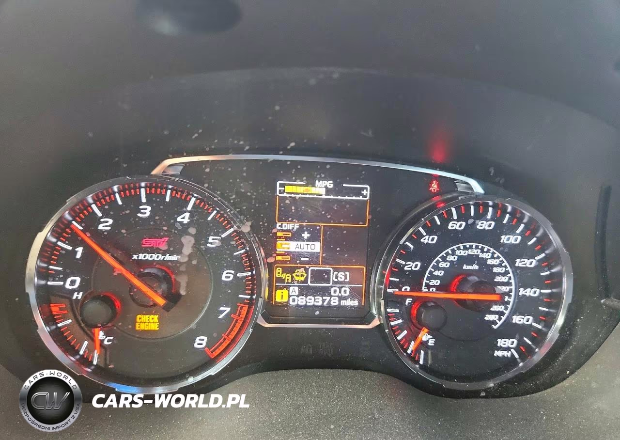 2018 Subaru Wrx Sti Limited VIN:JF1VA2W69J9836869 - 9